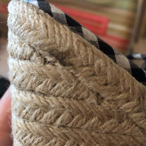 NWOT Just Fab "Looks to Thrill" Jute Wedge Sandal w/ Ankle strap 9M - Picture 12 of 12